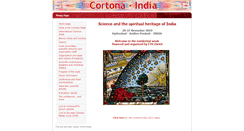 Desktop Screenshot of cortona-india.org