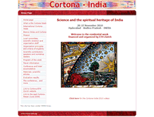 Tablet Screenshot of cortona-india.org
